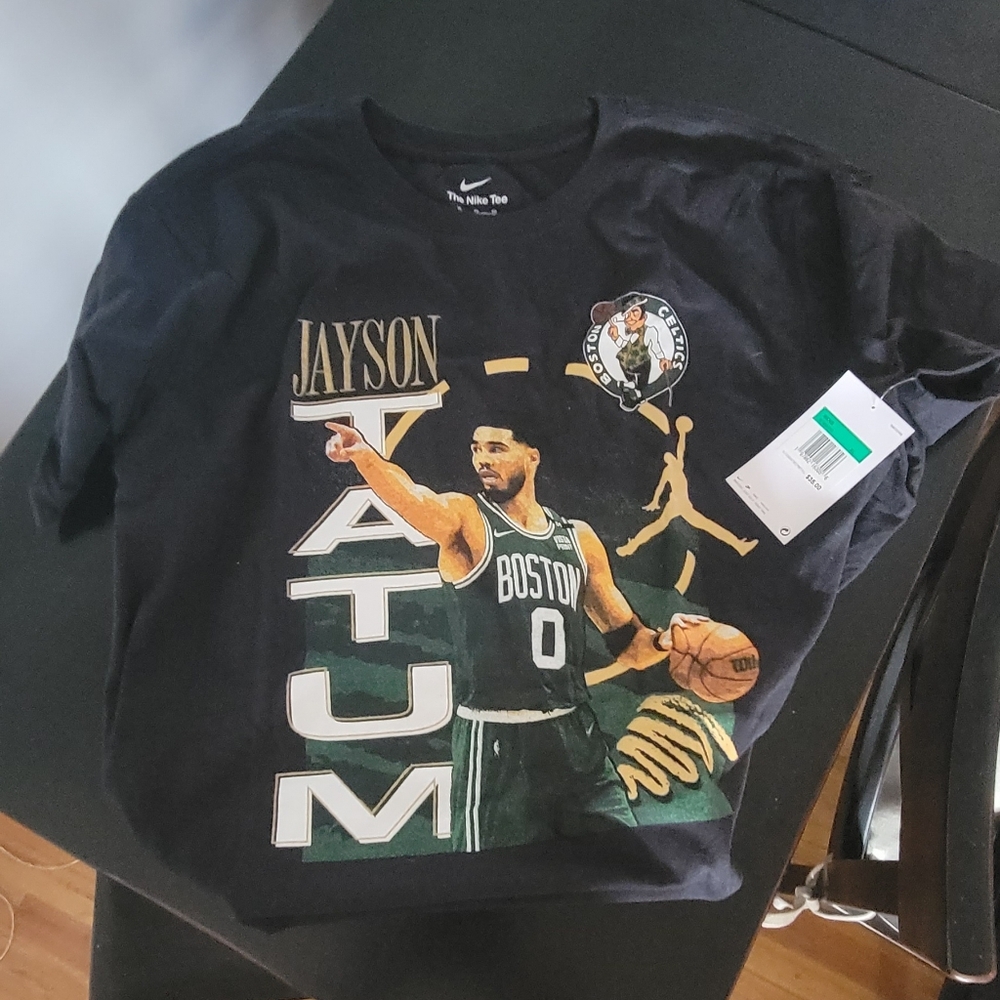 Nike Short Sleeve Tee Shirt of Jason Tatum (Boston Celtics)